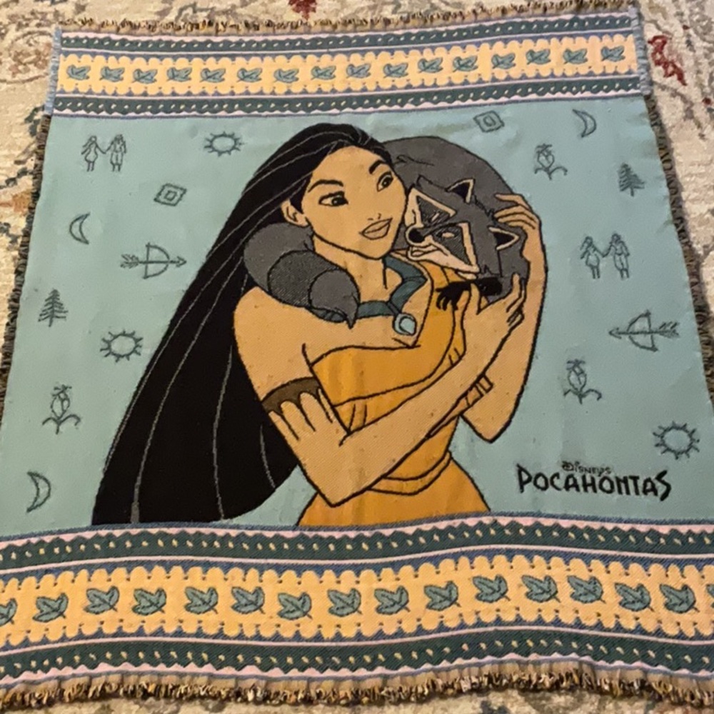 Vintage Disney Pocahontas Blanket